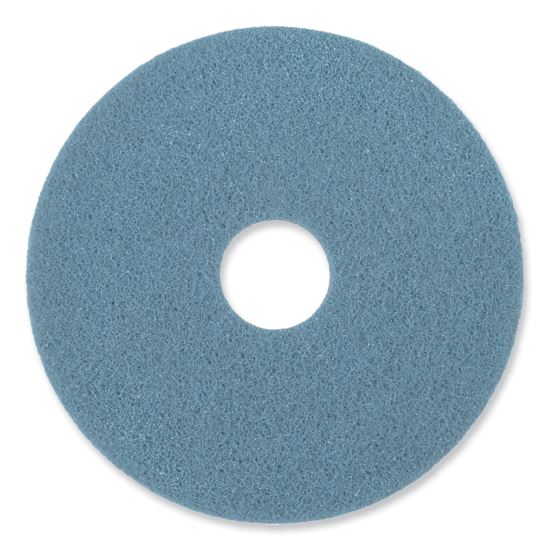 Twister Floor Pad, 20" Diameter, Blue, 2/Carton1