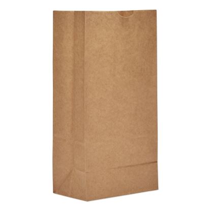 Grocery Paper Bags, 8# Size, Heavy-Duty, 50# Basis Weight, 6.13" x 4.17" x 12.44", Kraft, 1,000/Bundle1