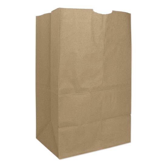 Grocery Paper Bags, 20# Squat Size, 40# Basis Weight, 8.25" x 5.94" x 13.38", Kraft, 1,000/Bundle1