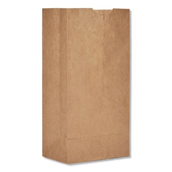 Grocery Paper Bags, 4# Size, 30# Basis Weight, 5" x 3.13" x 9.75", Kraft, 500 Bags/Pack, 8 Packs/Bundle1