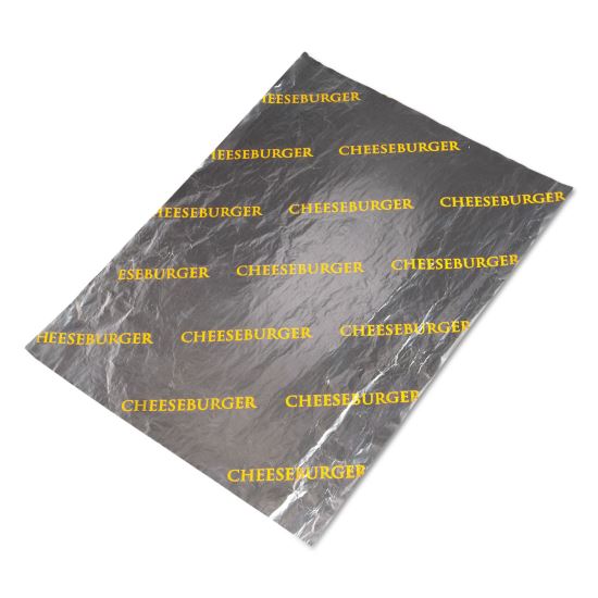 Honeycomb Insulated Cheeseburger Wrap, 10.5 x 14, Cheeseburger Print, 500/Pack, 4 Packs/Carton1
