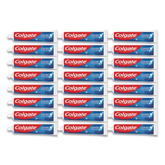 Cavity Protection Toothpaste, Regular Flavor, 2.5 oz Tube, 24/Carton1