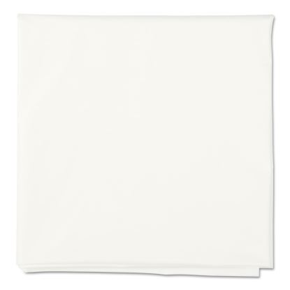 Octy-Round Plastic Tablecover, 82" Diameter, White, 12/Carton1