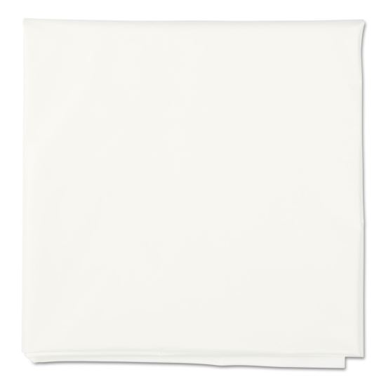 Octy-Round Plastic Tablecover, 82" Diameter, White, 12/Carton1