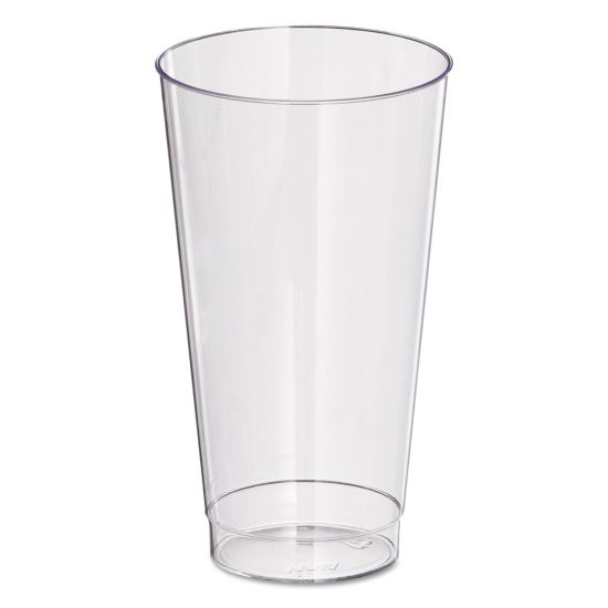 Comet Plastic Tumbler, Squat, 16 oz, Clear, 25/Pack, 20 Packs/Carton1