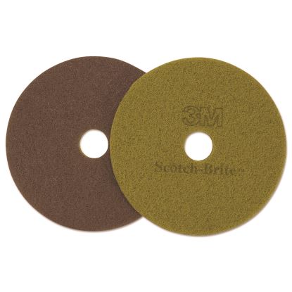 Diamond Floor Pads, 17" Diameter, Sienna, 5/Carton1