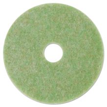 Low-Speed TopLine Autoscrubber Floor Pads 5000, 16" Diameter, Green/Orange, 5/Carton1