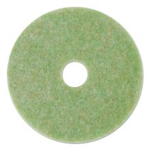 Low-Speed TopLine Autoscrubber Floor Pads 5000, 19" Diameter, Green/Orange, 5/Carton1