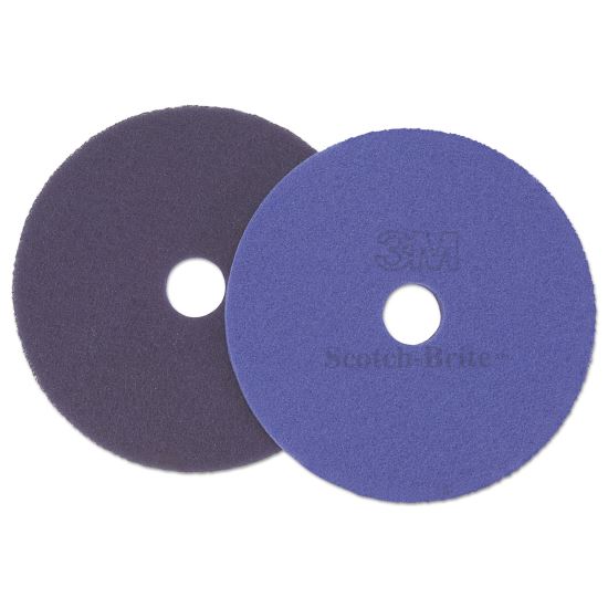 Diamond Floor Pads, 27" Diameter, Purple, 5/Carton1