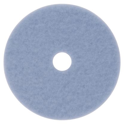 Hi-Performance Burnish Pad 3050, 19" Diameter, Sky Blue, 5/Carton1