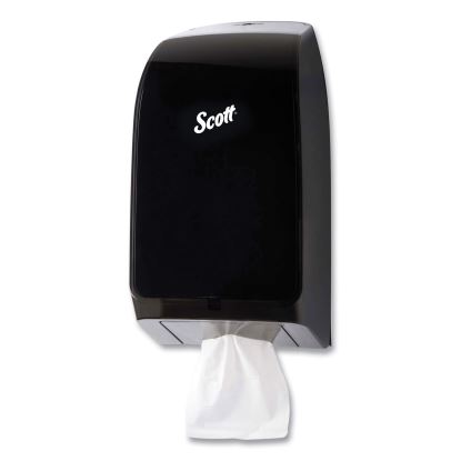 Hygienic Bathroom Tissue Dispenser, 7 x 5.73 x 13.34, Black1