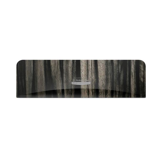 ICON Faceplate for Coreless Standard Roll Toilet Paper Dispenser, 3.56 x 12 x 1.5, Ebony Woodgrain1