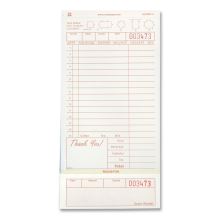 Guest Check Loose-Pack Refill, 15 Lines, Three-Part Carbonless, 4.2 x 8.5, 200 Forms/Pad, 10 Pads/Carton1