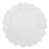 Lace Doilies, Round, 6", White, 10,000/Carton2