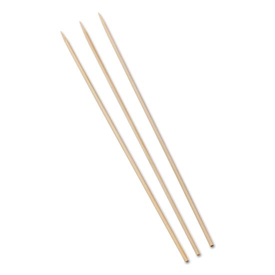 Bamboo Skewers, Paper, 10", White, 100/Pack, 10 Packs/Box, 12 Boxes/Carton1