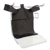 T-Shirt Bags, Cut-Out Handles, 11.5" x 6.5" x 21.5", Black, 1,000/Carton2