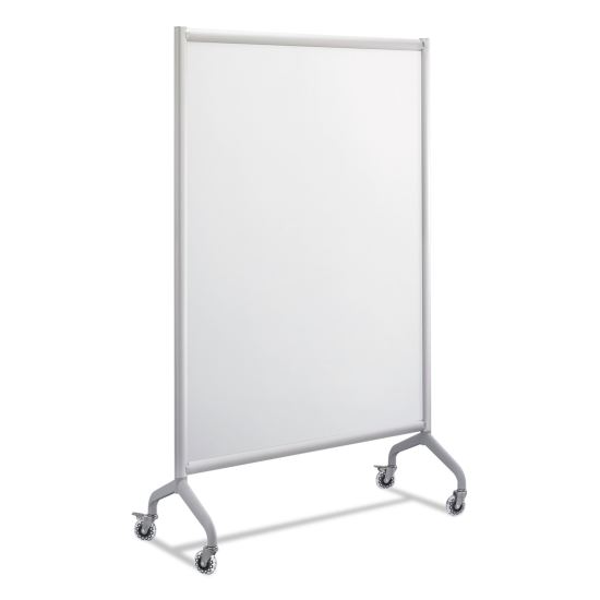 Rumba Whiteboard Collaboration Screen, 36" x 60", White Surface, Powder-Coated Aluminum Frame1
