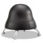 Runtz Ball Chair, Backless, Supports Up to 250 lb, Black Seat, Silver Base1