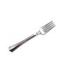 Reflections Heavyweight Plastic Utensils, Fork, Silver, 80/Box1