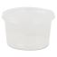 Deli Containers and Lids, 8 oz, 4.56" Diameter x 1.09" h, Clear, Plastic, 250/Carton1