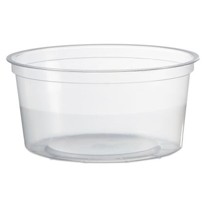Deli Containers, 12 oz, Clear, Plastic, 500/Carton1