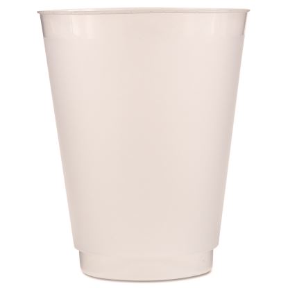 Front Flex Plastic Cups, 16 oz, Frosted, 25/Pack, 20 Packs/Carton1