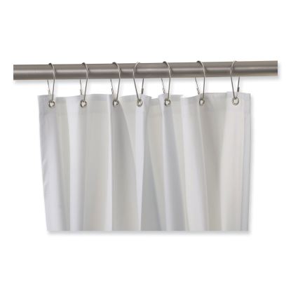 Shower Curtain, 42 x 72, Vinyl, White1
