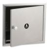 Recessed Specimen Pass-Thru Cabinet, 12.75w x 6d x 12.06h, Stainless Steel/Black2