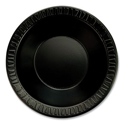 Quiet Classic Laminated Foam Dinnerware, Bowl, 12 oz, Black, 1,000/Carton1