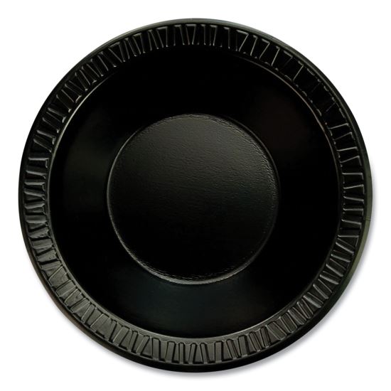 Quiet Classic Laminated Foam Dinnerware, Bowl, 12 oz, Black, 1,000/Carton1