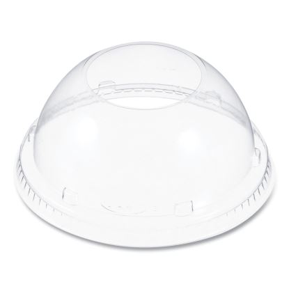 Cappuccino Dome Sipper Lids, Fits 30 oz to 32 oz Hot Cups, Plastic, Clear, 50/Pack, 20 Packs/Carton1