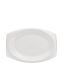 Quiet Classic Laminated Foam Dinnerware, Platter, 6.7 x 9.8, White, 500/Carton1