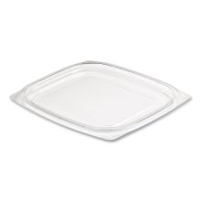 ClearPac Clear Container Lids, Flat, 4.9 x 5.9, Clear, Plastic, 63/Pack, 16 Packs/Carton1