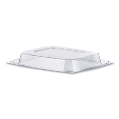 ClearPac Clear Container Lids, Dome, 6.5 x 7.5, Clear, Plastic, 63/Pack, 8 Packs/Carton1