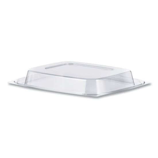 ClearPac Clear Container Lids, Dome, 6.5 x 7.5, Clear, Plastic, 63/Pack, 8 Packs/Carton1