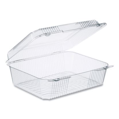 StayLock Clear Hinged Lid Containers, 10.5 x 8.6 x 3.8, Plastic, 200/Carton1