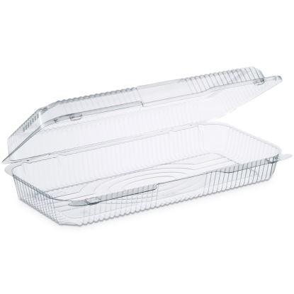 StayLock Clear Hinged Lid Containers, 50.2 oz, 6.8 x 13.4 x 2.6, Plastic, 200/Carton1