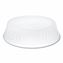 Dome Covers for Dinnerware, For 9" Foam Plates, Clear, Plastic, 125/Bag, 4 Bags/Carton1