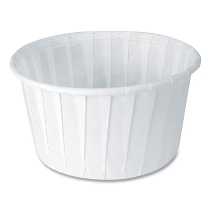 Paper Portion Cups, 5.5 oz, White, 250/Bag, 20 Bags/Carton1