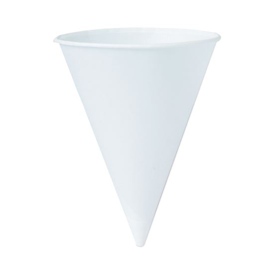 Cone Water Cups, 8 oz, Paper, White, 250/Bag, 10 Bags/Carton1
