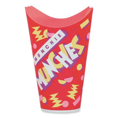 Grease-Resistant Paper Munchie Cup Containers, ProPlanet Seal, 4.5 oz, 2.5" Diameter x 6.9" h, Munchies Design, 1,000/Carton1
