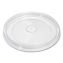Polypropylene Vented Food Container Lids, Recessed, For 32 oz Food Containers, Clear, Plastic, 1,000/Carton1