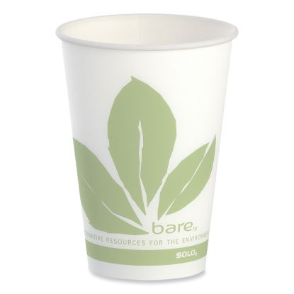 Bare Eco-Forward Paper Cold Cups, 7 oz, Green/White, 100/Sleeve, 20 Sleeves/Carton1