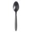 Reliance Mediumweight Cutlery, Spoon, Plastic, Black, 1,000/Carton1