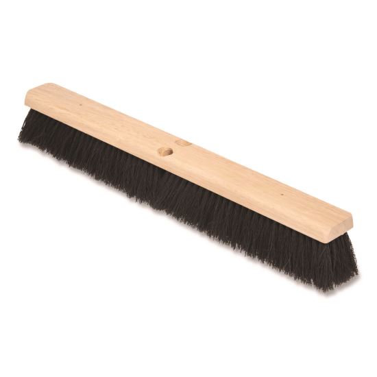 Flo-Pac Fine Floor Sweeps, 3" Black Tampico Bristles, 24" Brush, 12/Carton1
