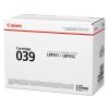 0287C001 (039) Toner, 11,000 Page-Yield, Black 1