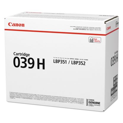 0288C001 (039H) High-Yield Toner, 25,000 Page-Yield, Black1
