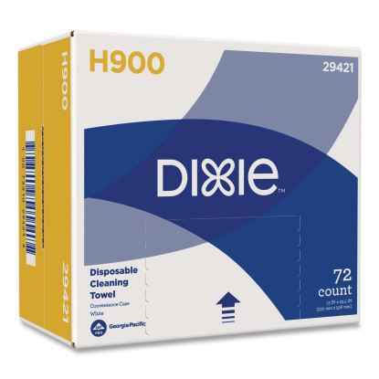 H900 Disposable Cleaning Towel, 1-Ply, 13 x 23.5, White/Blue, 72 Towels/Box1