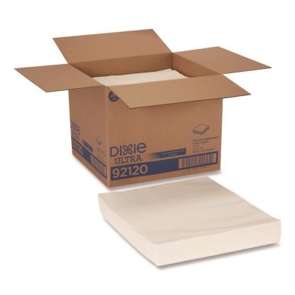 Flat Linen Replacement Dinner Napkin, 1-Ply, 16 x 15, White, 1,000/Carton1