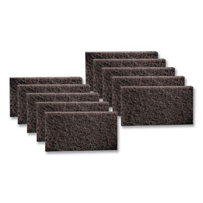 Low-Speed Stripper Floor Pad 7200, 20 x 14, Black, 10/Carton1